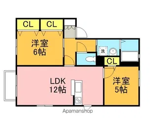シャーメゾン野方【2階】の間取り