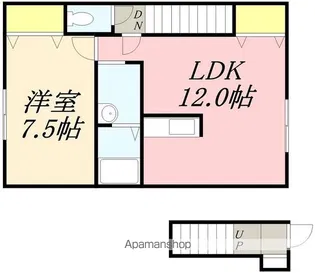 LA・CASAⅠ(ラカーサⅠ)【202号室】の間取り