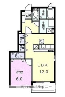 アウローラSⅠ【1階】の間取り
