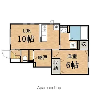 イスラノルテ【1階】の間取り