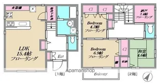 東京都渋谷区神泉町【一戸建】の間取り