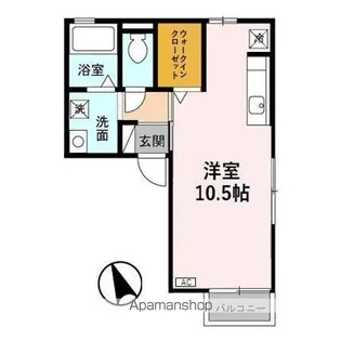 パルムドール01【2階】の間取り