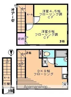 OASE(オアーゼ)【201号室】の間取り