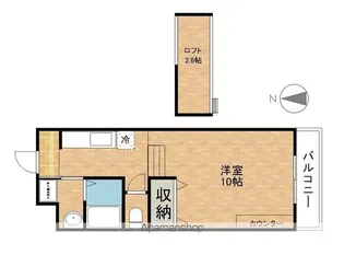 ルネスグランデ【305号室】の間取り