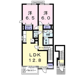 ソレアード・K 四番館【2階】の間取り