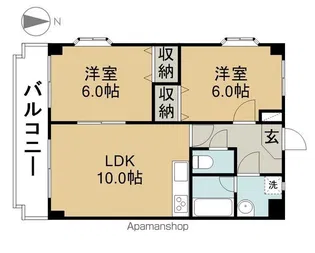 ロイヤルなお【2階】の間取り