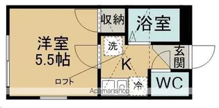 ドウェリング斎藤7【101号室】の間取り