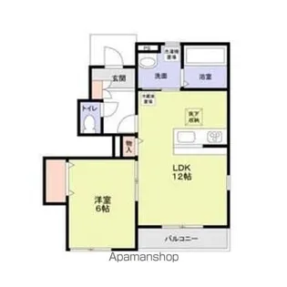 フォレストメゾンあすみが丘東【1階】の間取り