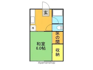 コーポ泉崎【203号室】の間取り