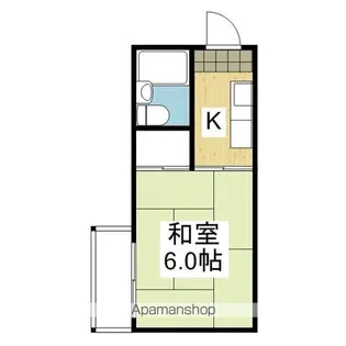 大手町二宮ハイツ【4階】の間取り