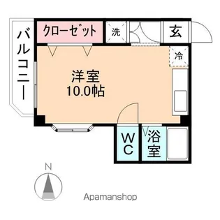 ラフィーネ平安【2階】の間取り