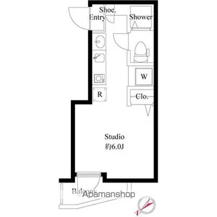 セレブラーレ町屋【3階】の間取り