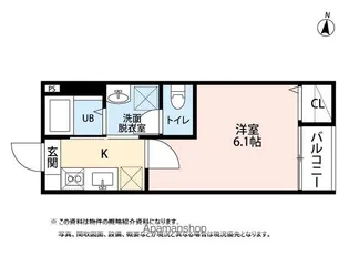 グランイーズ長町【1階】の間取り