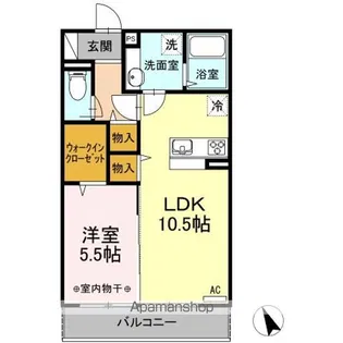 ウィルハイツ福井【3階】の間取り