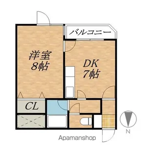 エースⅡ【3階】の間取り