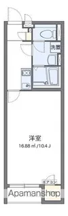 クレイノグランドゥール備前【206号室】の間取り