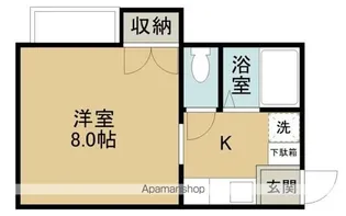ヨシノ砂山【212号室】の間取り