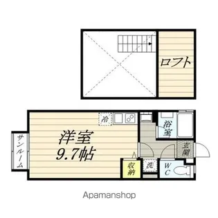 メゾン・ルミナス【203号室】の間取り
