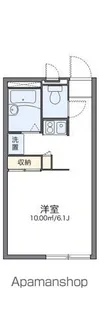 レオパレス北国分【1階】の間取り