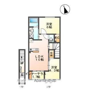 ルナハウス【2階】の間取り