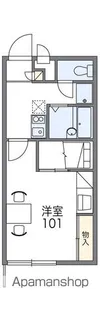 レオパレスマツナミ【208号室】の間取り
