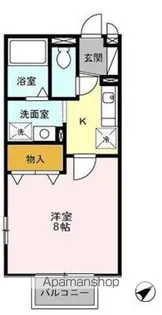 メゾンコリーヌ【1階】の間取り