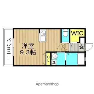 WOODY SELA【1階】の間取り