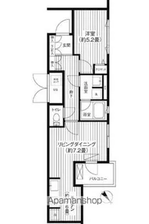 東京都新宿区余丁町【マンション】の間取り