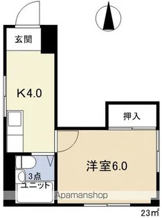 ハイツユウ&アイ【203号室】の間取り