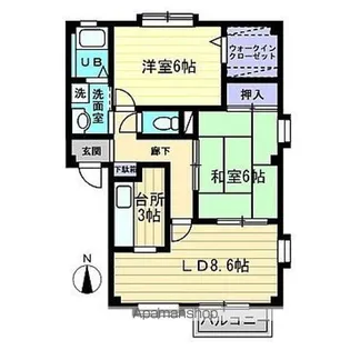 フォブールKD Ⅰ棟【1階】の間取り