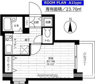 ステージグランデ桜台駅前【7階】の間取り