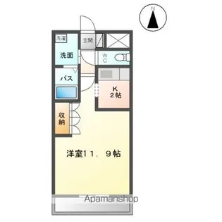 パストラールファイブ【1階】の間取り