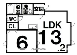 てんほーハイツ【205号室】の間取り