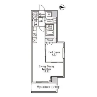 ジュールミエール【5階】の間取り