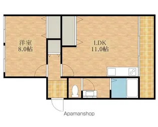 ヒルマンハウス【503号室】の間取り