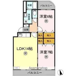 リヴェール【2階】の間取り