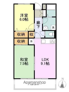 セレーノU.【302号室】の間取り