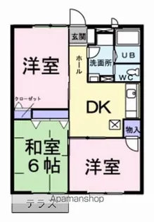 ピュアリティハイツ・モリタ【1階】の間取り