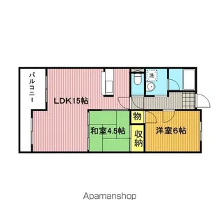 リヴィエール Ⅰ【101号室】の間取り