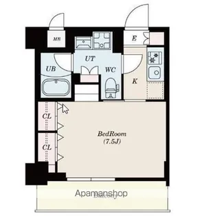 SーRESIDENCE木場FLUSPARK【7階】の間取り