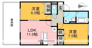 ハートポジションⅠ【2階】の間取り