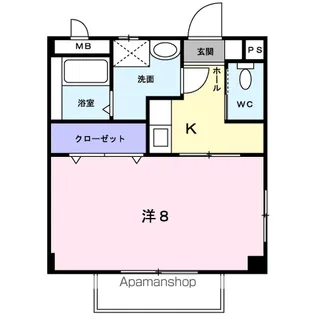 ベルフローラ【2階】の間取り