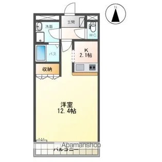 パレスさくらんぼ【3階】の間取り