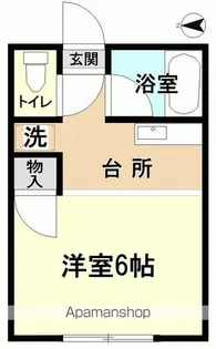 トヨタハイツ【203号室】の間取り