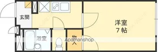レオパレスプラスパ寿【1階】の間取り