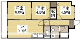 倉敷サンコーポ【4階】の間取り