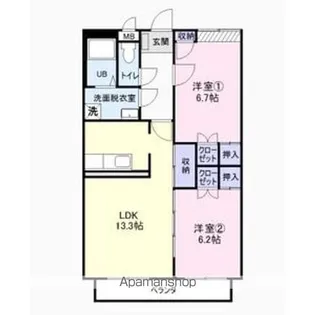 スター・ライト【203号室】の間取り