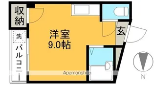 コーポ朝日【3階】の間取り