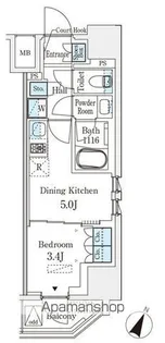 ベルファース神田神保町【3階】の間取り