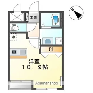 フォレスト クレイン【205号室】の間取り